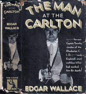 <i>The Man at the Carlton</i> 1931 novel