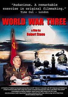 <i>World War III</i> (film) 1998 German mockumentary directed by Robert Stone