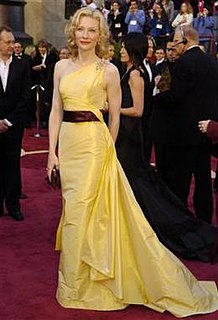 Yellow Valentino dress of Cate Blanchett