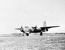 MacDill Field B-26 Marauder lands for visit