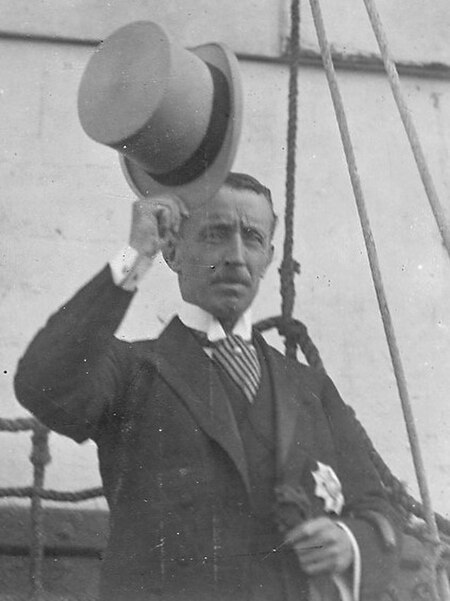 Newly appointed Governor Sir Henry Galway arriving at Outer Harbour in 1914