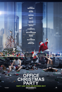 <i>Office Christmas Party</i> 2016 American Christmas comedy film directed by Will Speck Josh Gordon