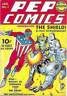<span class="mw-page-title-main">Shield (Archie Comics)</span> Character in Archie Comics