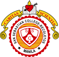 Seal of San Sebastian College-Recoletos de Manila.svg
