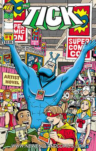 1998 cover of The Tick: Comic Con Extravaganza #1