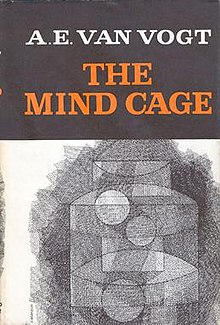 Cover of the first edition, published by Simon & Schuster. Art by H. Marcelin. The Mind Cage.jpg