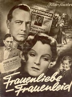 <i>Womans Love—Womans Suffering</i> 1937 film