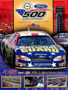 2005 UAW-Ford 500 program cover