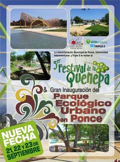 Afiche del Festival Nacional de la Quenepa, Plaza Las Delicias, Ponce, Puerto Rico, año 2010 (42).jpg