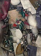 Fernand Léger, 1911–12, Les Fumeurs (Los fumadores), óleo sobre lienzo, 129,2 x 96,5 cm