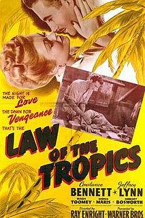 <i>Law of the Tropics</i> 1941 film by Ray Enright