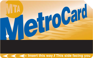 MetroCard Public transit payment system in the New York City area