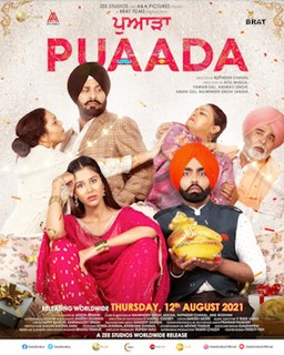 <i>Puaada</i> 2021 Panjabi romantic comedy film