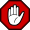 Stop hand.svg