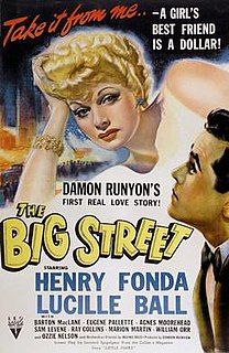 <i>The Big Street</i> 1942 film by Irving Reis