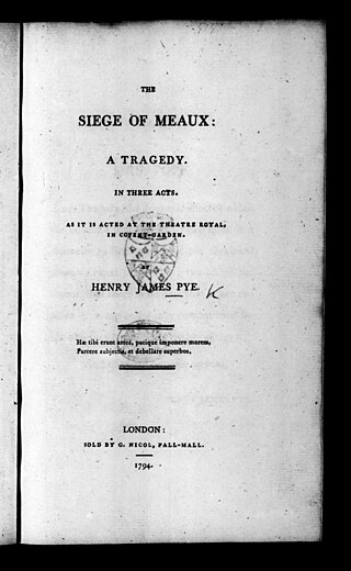<i>The Siege of Meaux</i> 1794 play