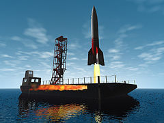 Canadian Arrow concept rendering of a water lift off.