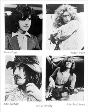 Promotional poster of Led Zeppelin, 1973