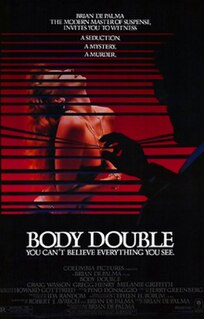 <i>Body Double</i> 1984 film directed by Brian De Palma