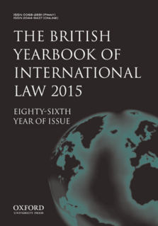 <i>The British Yearbook of International Law</i>