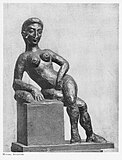 Henri Matisse, 1908, dekorativní figurka, bronz