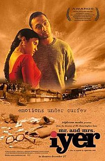 <i>Mr. and Mrs. Iyer</i> 2002 film by Aparna Sen