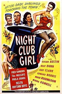 <i>Night Club Girl</i> 1945 film directed by Edward F. Cline