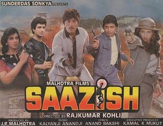 <i>Saazish</i> (1988 film) 1988 Indian film