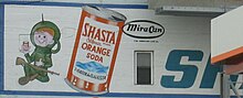 Partially obscured vintage billboard for Shasta Orange Soda (San Francisco, California, 2004) Shasta-ca-orange-soda.jpg