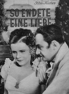 <i>So Ended a Great Love</i> 1934 German film