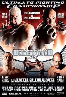 UFC 44 UFC mixed martial arts event in 2003