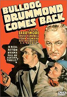 <i>Bulldog Drummond Comes Back</i> 1937 film by Louis King