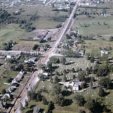 Highway 2 being widened to four lanes through Oshawa, 1965 Highway 2 at Thornton, Oshawa, 1965.jpg