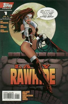 Lady Rawhide #1 (July 1995). Cover art Mike Mayhew & Jimmy Palmiotti.