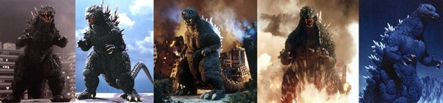 The Millennium iterations of Godzilla.