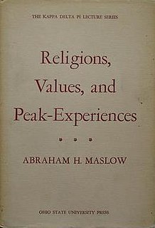 <i>Religions, Values, and Peak Experiences</i> Book by Abraham Maslow