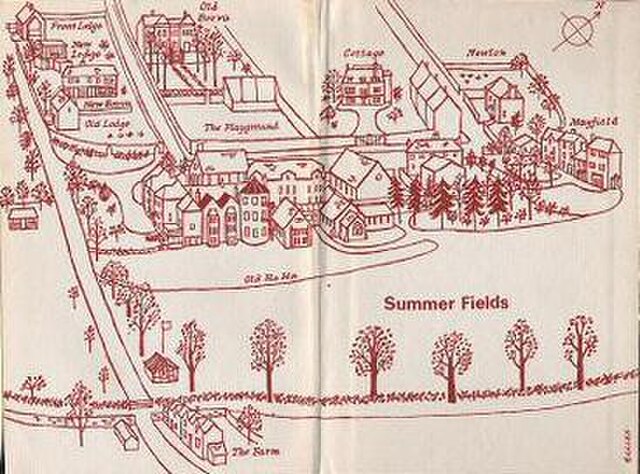 Drawing of Summer Fields from A Century of Summer Fields, 1964