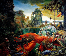 The Temptation of Saint Anthony (Ernst lukisan).png