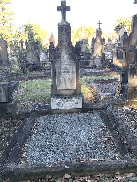 File:Joseph Cahill Grave, Rookwood 2016.jpg