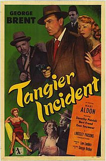 <i>Tangier Incident</i> (film) 1953 film by Lew Landers