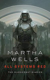 <i>The Murderbot Diaries</i> Science fiction series by Martha Wells