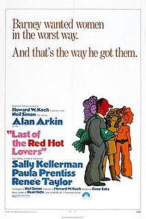 <i>Last of the Red Hot Lovers</i> (film) 1972 film by Gene Saks