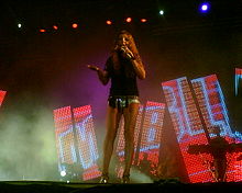 Paparizou performing in Lamia on August 28, 2008. HelenaLamia.jpg