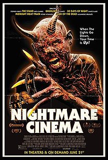<i>Nightmare Cinema</i> 2018 American horror anthology film