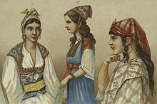 Turkish women of Algeria in their traditional dress (c. 1876-1888). Turkish women of Algeria (1876-1888).jpg