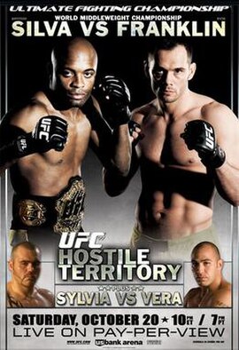 The poster for UFC 77: Hostile Territory