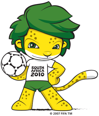 <i>Zakumi</i> Mascot for the 2010 World Cup