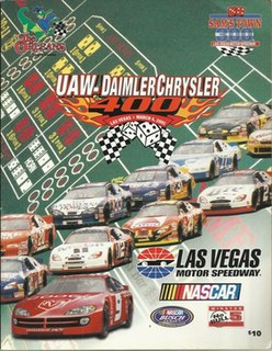 2001 UAW-DaimlerChrysler 400 Third race of the 2001 NASCAR Winston Cup Series