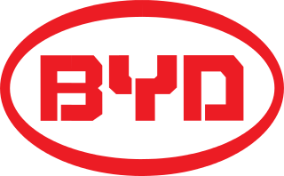 BYD Co Ltd is a Chinese manufacturer of automobiles, battery-powered bicycles, buses, forklifts, solar panels, rechargeable batteries, trucks, etc with its corporate headquarters in Shenzhen. It has two major subsidiaries, BYD Automobile and BYD Electronic. It was founded in February 1995.