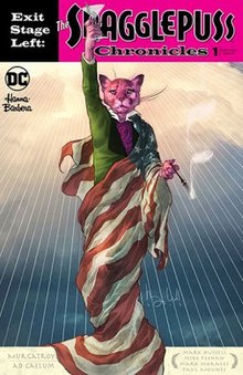 Exit, Stage Left, The Snagglepuss Chronicles Comic Issue 1 Cover.jpg